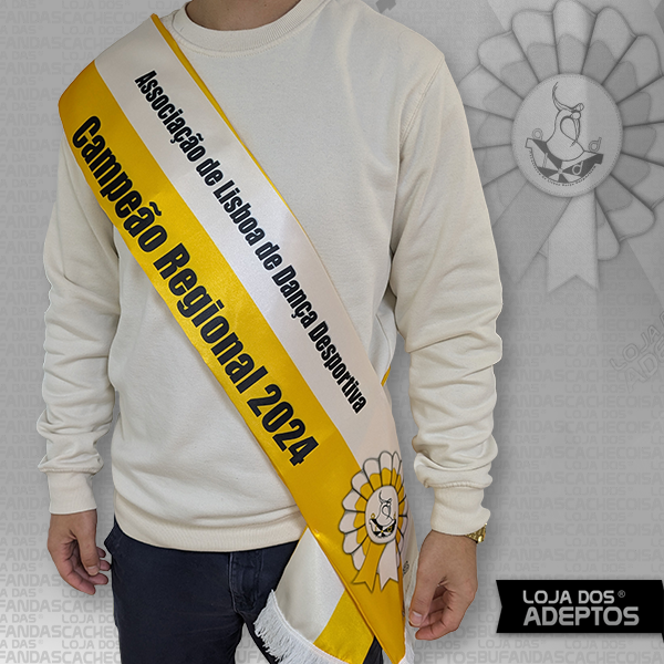 Faixa de Campeão Ass. Lisboa Dança Desp.